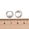 316 Surgical Stainless Hoop Earrings EJEW-C160-06B-P-3