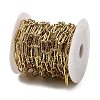 Ion Plating(IP) 304 Stainless Steel Oval Link Chains CHS-G039-15G-3