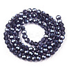 Electroplate Glass Bead Strands LS-EGLA-R015-4mm-27-2