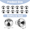 500Pcs 304 Stainless Steel Spacer Beads STAS-DC0015-68-2