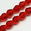 Glass Beads Strands EGLA-E010-8x12mm-08-1