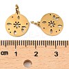 304 Stainless Steel Charms STAS-D050-07G-14-2