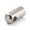 Tarnish Resistant 304 Stainless Steel Cord Ends STAS-H153-03A-P-4