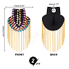 2Pcs Fashionable Tassel Epaulettes AJEW-PH0003-82-4