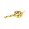 Brass Micro Pave Cubic Zirconia Pendants KK-U044-06G-2