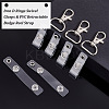 50Pcs Iron D Rings Swivel Clasps DIY-OC0011-38-4