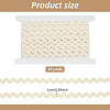 10 Yards Cotton Wave Bending Lace Trim OCOR-AN0001-06-2