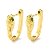 304 Stainless Steel Micro Pave Cubic Zirconia Hoop Earrings EJEW-P284-01G-1