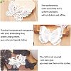 Lace Embroidery Sewing Fiber Appliques DIY-NB0002-60-4