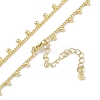Rack Plating Brass Twisted Chain Ball Tassel Necklaces for Women LS-NJEW-K382-15C-G-2