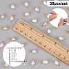 30Pcs 3 Colors Natural Freshwater Pearl Connector Charms PALLOY-AB00059-2