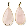Natural Rose Quartz Pendants G-Q1002-03G-01-1