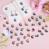 45Pcs 9 Colors Alloy Printed Pendants FIND-SZ0003-50-3