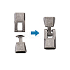 Alloy Snap Lock Clasps PALLOY-TAC0009-24AS-2
