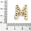 Brass Micro Pave Cubic Zirconia Pendants KK-Z108-02G-M-3