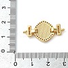 Rack Plating Brass Micro Pave Clear Cubic Zirconia Rhombus Links Connector Charms KK-K385-105G-02-3