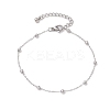 304 Stainless Steel Cable Chains Bracelets BJEW-JB11499-02-2