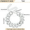 1Pc Aluminum Chunky Cuban Link Chain Choker Necklaces for Women NJEW-SP0001-11P-2