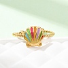304 Stainless Steel Cuff Rings for Women RJEW-D334-02A-G-2