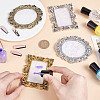 4Pcs 2 Styles 2 Colors Resin Imitation Shell Color Palette DIY-NB0013-56-4