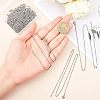Trendy Unisex 304 Stainless Steel Cable Chain Necklaces STAS-UN0003-39P-2