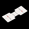 Fold Over Cardboard Paper Jewelry Display Cards for Necklace & Bracelet Storage CDIS-A006-10-4