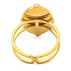 Oval Natural Carnelian Finger Rings RJEW-Q822-51G-02-3