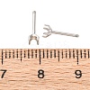 304 Stainless Steel Stud Earring Findings STAS-B091-02A-03P-3