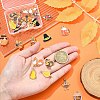 30Pcs 15 Styles Thanksgiving Day Alloy Enamel Pendants ENAM-FS0001-98-6