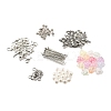 DIY ABS Plastic Imitation Pearl Angel Pendant Making Kits DIY-FP0001-44-2