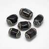 Natural Black Agate Beads G-Q982-B01-1