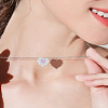 10Pcs 5 Colors Rack Plating Alloy Rhinestones Pendants FIND-LP0005-83-3