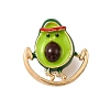 Light Golden Alloy Enamel Brooch JEWB-K018-32C-KCG-1