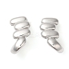 Non-Tarnish 304 Stainless Steel Twist Stud Earrings EJEW-K244-41P-2