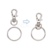 Alloy Swivel Lobster Claw Clasps FIND-TA0001-01P-5