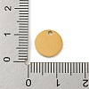 Ion Plating(IP) 304 Stainless Steel Pendants FIND-M017-02G-K-3