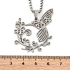 201 Stainless Steel Pendant Necklaces LS-NJEW-C066-15P-3