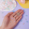 125Pcs 5 Colors Resin Cabochons MRMJ-TA0001-34-5