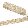 Ethnic Embroidered Polyester Sequins Trim Ribbon OCOR-WH0070-136D-1