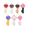 Alloy Enamel Pendants ENAM-A012-06G-2