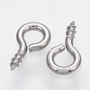 Tarnish Resistant 304 Stainless Steel Screw Eye Pin Peg Bails STAS-Q224-03B-4
