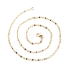 Brass Oval Link Chains Necklace for Women LS-NJEW-P265-09G-3