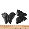 Natural Black Gold Gemstone Carved Beads G-G202-02-3
