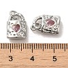 Brass Micro Pave Cubic Zirconia Pendants KK-H461-06P-01-3