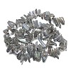 Electroplated Natural Quartz Crystal Beads Strands G-A142-03L-3