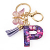 Resin Butterfly Pendant Keychains KEYC-TAC0034-03P-2