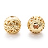 Alloy Hollow Beads PALLOY-P238-27G-RS-3