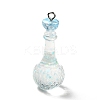 Transparent Resin Pendants RESI-A019-01B-1