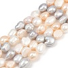 Natural Cultured Freshwater Pearl Beads Strands PEAR-P064-20K-09F-2