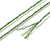 10 Skeins 12-Ply Metallic Polyester Embroidery Floss OCOR-Q057-A08-3